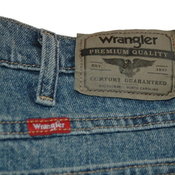 Men's Wrangler Jeans 38 X 34 Relaxed Fit - Picture 5 of 9